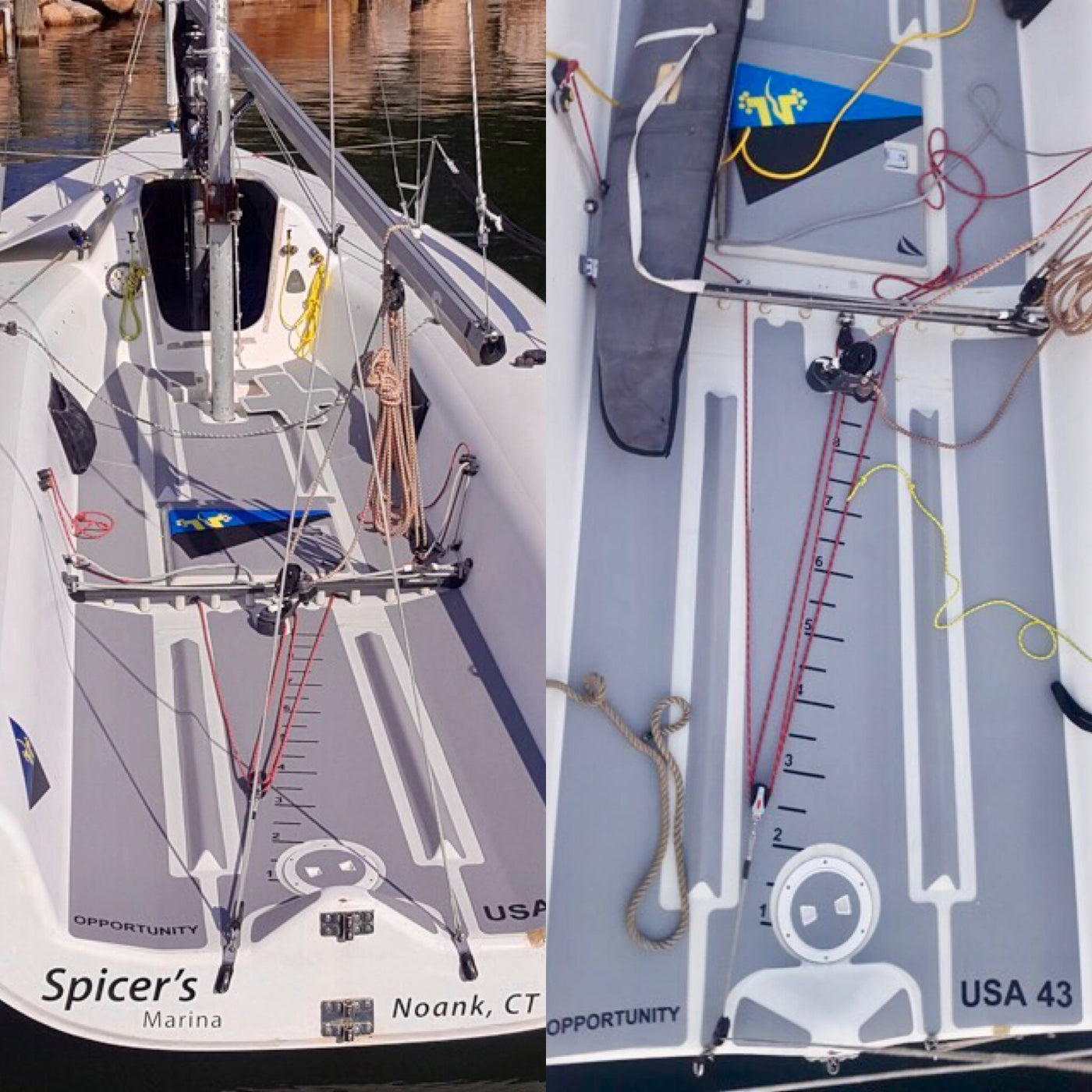 Custom SeaDek for Youth Sailing Team